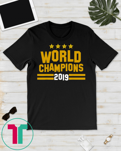 Great USA Women Soccer World Champions 2019 4 stars Gift Tee Shirts
