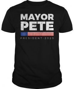 Mayor Pete Buttigieg President 2020 Retro Distressed T-Shirt