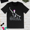 Megan Rapinoe Goal Silhouette Womens Soccer Tee Shirt