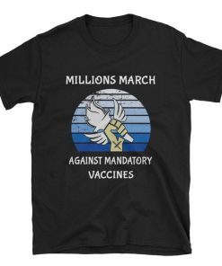 Millions March Against Mandatory Vaccines vintage Short-Sleeve Unisex T-Shirt