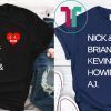 Backstreet Boys We All Love BSB Band Names 90s Music T-Shirt