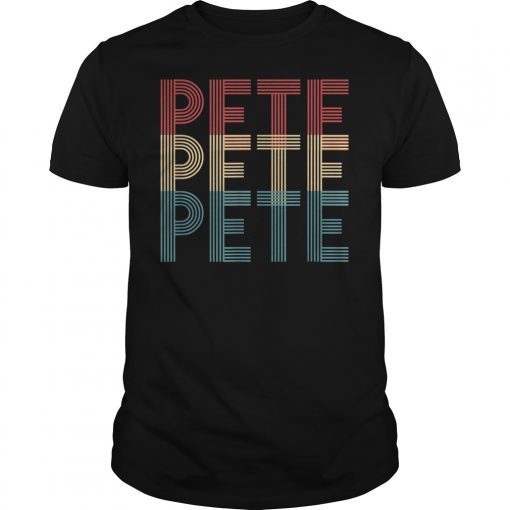 Pete Buttigieg For President 2020 Vintage Retro Gift T Shirt