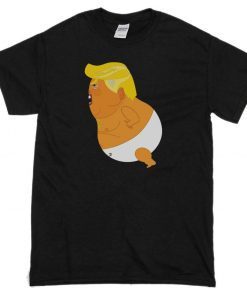 President Trump Baby Balloon T-Shirt Mens Funny T-Shirts
