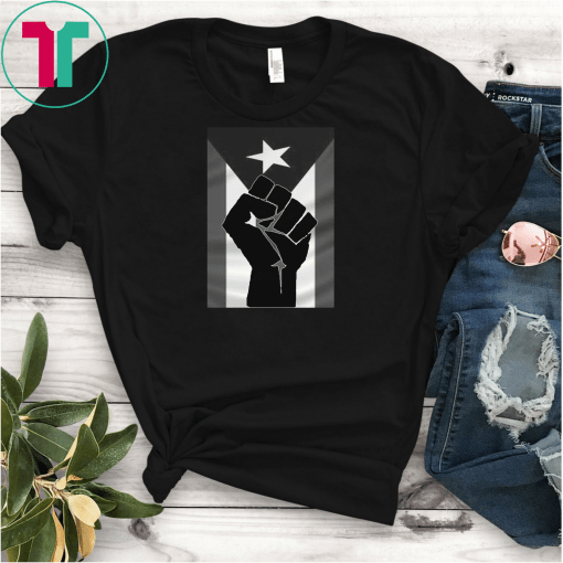 Puerto Rico Resiste Flag Una Sola Estrella Libre Gift T-Shirt