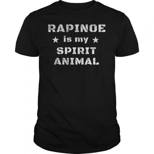 Rapinoe Is My Spirit Animal Gift Tee Shirt