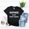 Rapinoe Is My Spirit Animal T-Shirt USA Women's Soccer Team Shirt USWNT Alex Morgan Julie Ertz Tobin Heath Megan Rapinoe