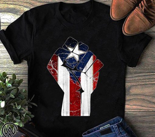 Ricky renuncia puerto rico flag tee shirt