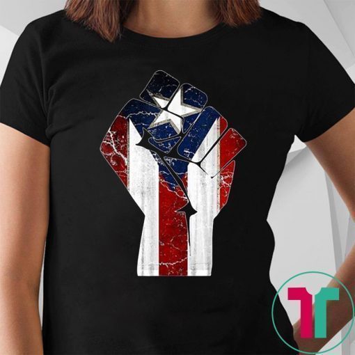 Ricky renuncia puerto rico flag tee shirt