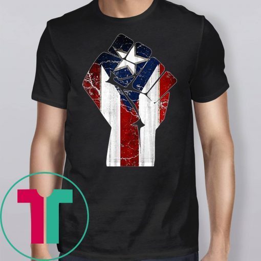 Ricky renuncia puerto rico flag tee shirt