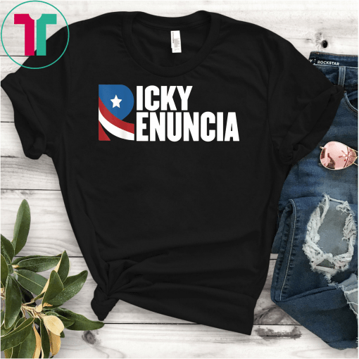 #RickyRenuncia Ricky Renuncia Puerto Rico Flag Chat Scandal Tee Shirt