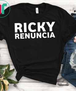Rickyrenuncia Hashtag , , Ricky Renuncia Puerto Rico Politics T-Shirt , Short-Sleeve Unisex Gift Tee Shirt