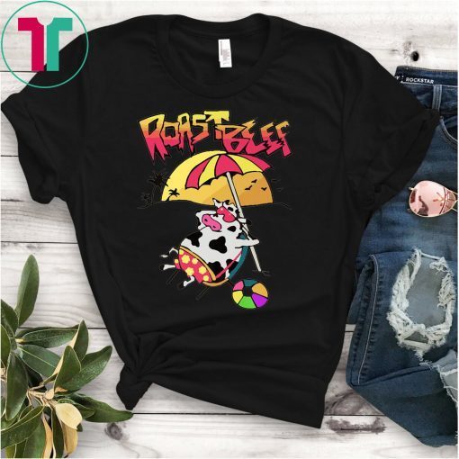 Roast Beef T-Shirt Things Roastbeef Real Fans Cow on Beach Shirt