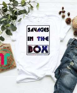 Savages In The Box New Design T-Shirt Yankees Savages Funny Gift T-Shirt