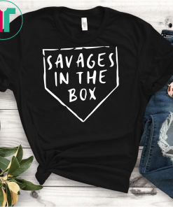 Savages in the box T-Shirt Yankees Savages Gift T-Shirt