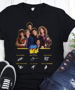 Saved by the bell characters signatures shirt