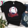 Seattle-Washington Baseball Skyline Silhouette T-shirt