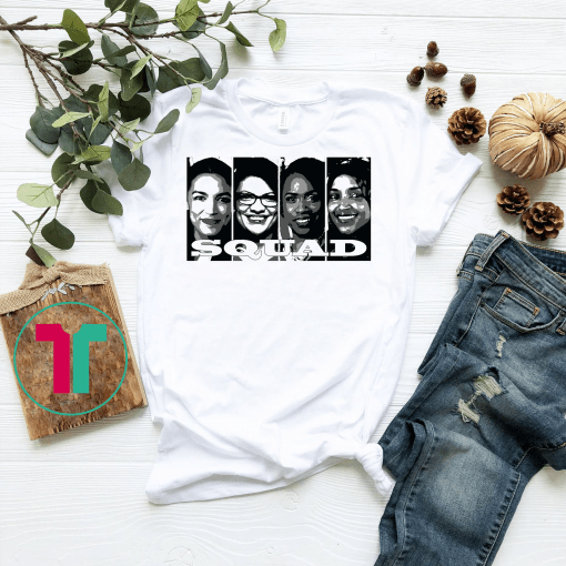 Squad AOC Ilhan Omar Rashida Tlaib Ayanna Pressley Unisex T-Shirt