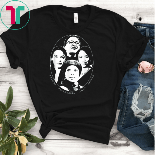 Squad Goals AOC Rashida Tlaib Ilhan Omar Ayanna Pressley T-Shirt