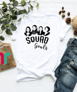 Squad Goals Feminist Tlaib Pressley Omar AOC Gift T-Shirt