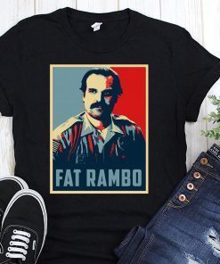 Stranger things 3 jim hopper fat rambo shirt