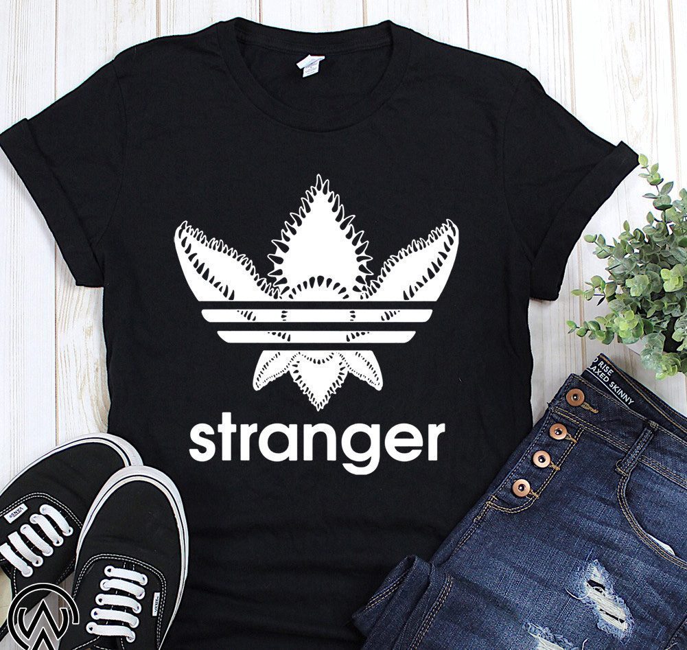 stranger things adidas shirt