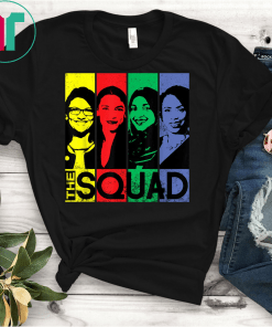 THE SQUAD AOC Ilhan Omar Tlaib Pressley Feminist Classic Gift T-Shirt