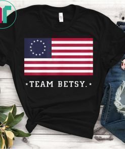 Team Betsy Ross Flag Shirt Proud American Flag Distressed Tee Shirt