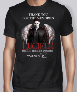 Thank You For The Memories Lucifer 2016 2020 04 Seasons 67 Episodes Signature Shirt