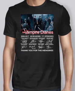 The Vampire Diaries 2009-2017 08 seasons 171 episodes signature Shirt
