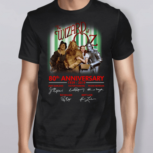 The Wizard Of Oz 80th Anniversary Signature Shirt