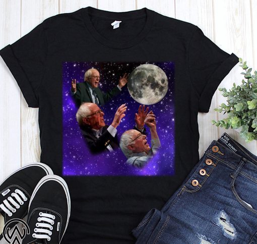 Three Bernie Sanders Moon T-Shirt