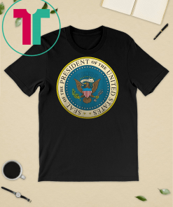 Trump Fake Presidential Seal 45th President Puppet T-Shirt Charles Leazott’s Anti Trump Funny Gift T-Shirt