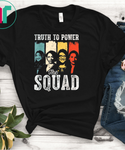 Truth To Power Squad Aoc Tlaib Ilhan Ayanna Vintage T-Shirt