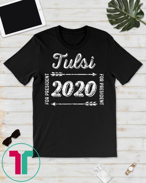 Tulsi For President 2020 Gift Election Vintage T-Shirt