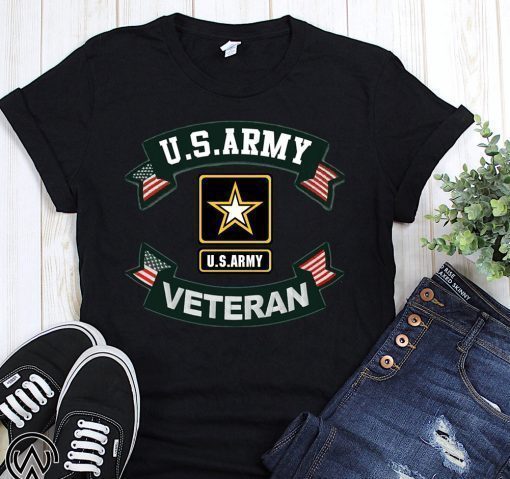 US army veteran ribbon shirt and crew neck sweatshirt