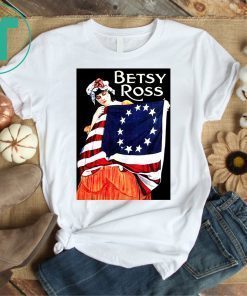 USA Betsy Ross American Flag Shirt Art-13 Original Colonies Tee
