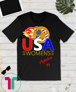 USA Women Soccer T Shirt World Team 2019 France Ladies Squad T-Shirt