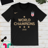 USA Women Soccer World Champions 2019 4 stars Golden cup Gift Tee Shirt