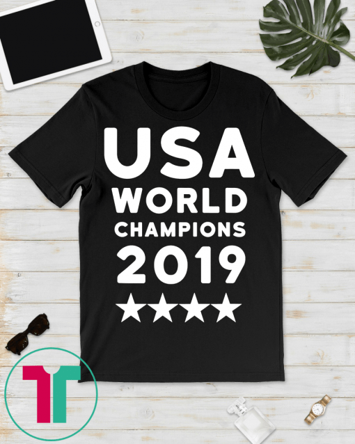 USA Women Soccer World Champions 2019 4 stars Shirts