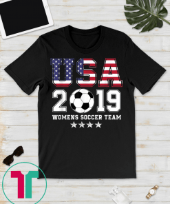 USA Women Soccer World Champions 2019 Futbol 4 Stars Shirt