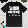 USA Women Soccer World Champions 4 stars Funny Vintage T-Shirt