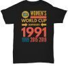 USA women soccer team world championship cup t shirt camiseta camiseta unisex