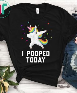 Unicorn Pooped Today Funny Cute Unicorn T-Shirt