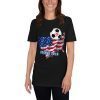 Unisex Tshirt women's soccer tee t usa america world cup football france fifa 2019 beautiful game