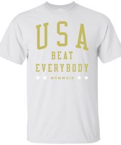 Usa beat everybody t shirt usa vs everybody t shirt