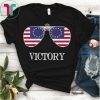 Vintage Betsy Ross Glasses Victory Sunglasses Flag Tee Shirt