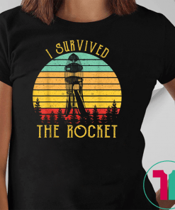Vintage I Survived the Rocket Slide Gift T-Shirt