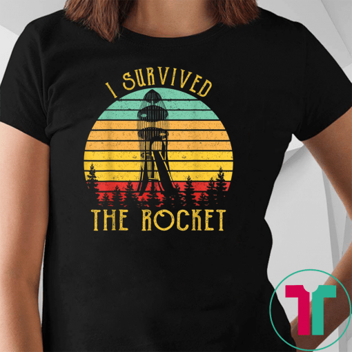 Vintage I Survived the Rocket Slide Gift T-Shirt