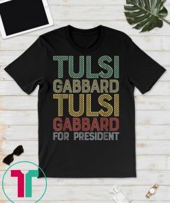 Vintage Tulsi Gabbard 2020 for President Gift T-Shirt