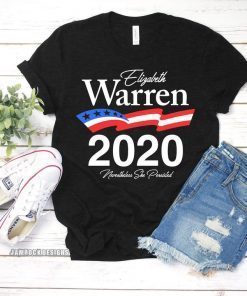 Vote Elizabeth Warren 2020 T-Shirt, Women's Vote, Feminist Gift, Anti-Trump Campaign T-Shirt, Nevertheless, She Persisted, Democrat